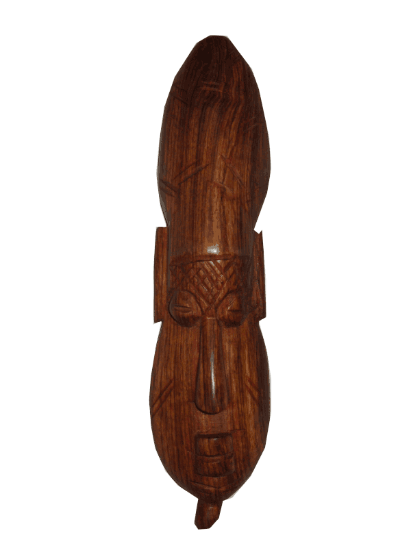 maschera etnica legno