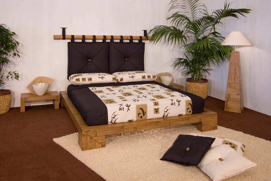 mobili etnici crash bamboo: pressato, legno, venature